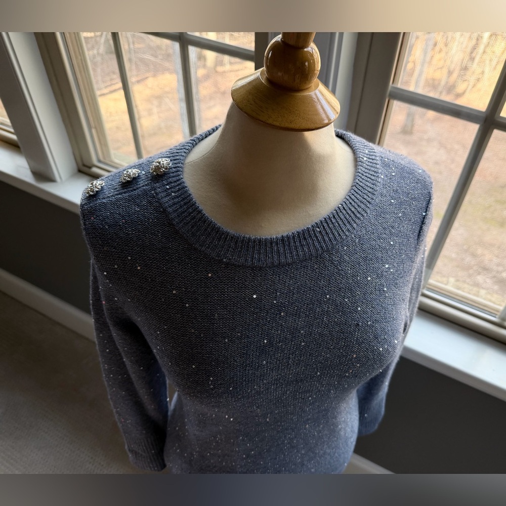 Lilly Pulitzer Light Blue Turtleneck Sweater